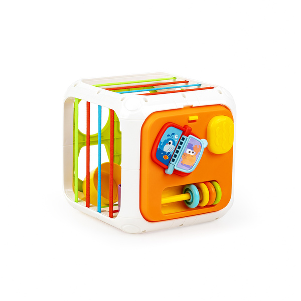 Dumel Sznureczkowy Sorter Zabawka Rozwijająca Motorykę Kolory Sensory 12m+