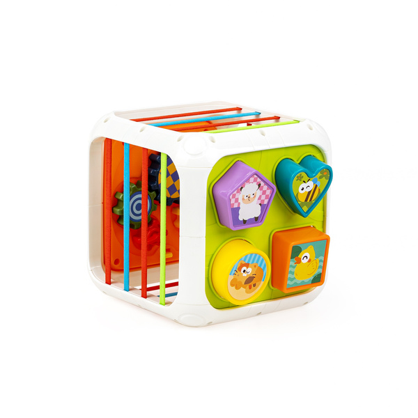 Dumel Sznureczkowy Sorter Zabawka Rozwijająca Motorykę Kolory Sensory 12m+