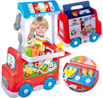 DUMEL Wózek z hamburgerami zestaw akcesoria 26 elementów dźwięk 18M+