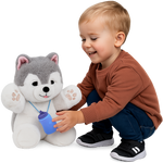 Interaktywny Piesek Husky DUMEL Discovery z czujnikiem na brzuszku