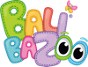 BALIBAZOO zawieszka kontrastowa Miś Boguś grzechotka dzwoneczek