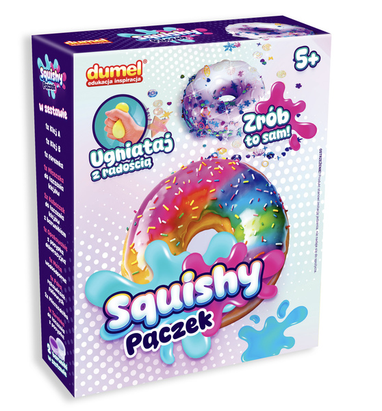 DUMEL SQUISHY PĄCZEK kreatywny zestaw masa klejąca zrób to sam