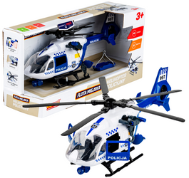 DUMEL HELIKOPTER policyjny śmigłowiec światła dźwięk interaktywny