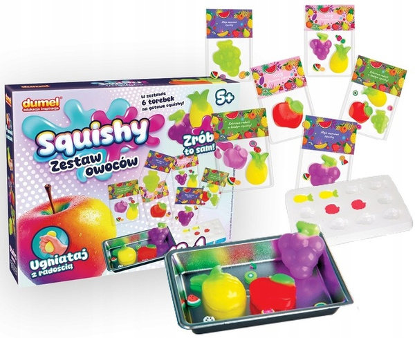 DUMEL ART SQUISHY kreatywny zestaw owoców zrób to sam