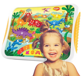 DUMEL DISCOVERY tablet Świat Dino edukacyjny interaktywny gra melodie