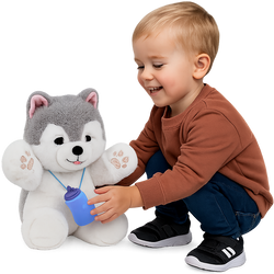 Interaktywny Piesek Husky DUMEL Discovery z czujnikiem na brzuszku