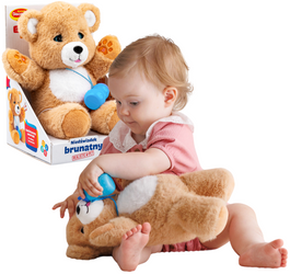 Interaktywny Niedźwiadek Brunatny Dumel Discovery z czujnikiem dotyku nagrywa powtarza miś