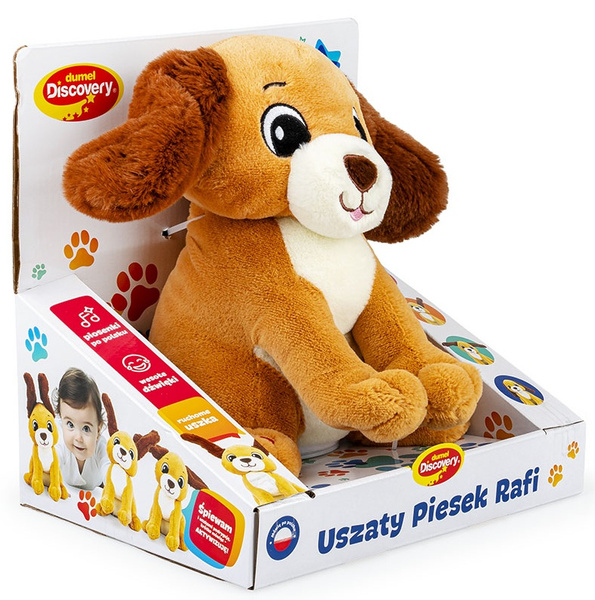 DUMEL USZATY PIESEK RAFI ruchome uszy śpiewa piosenki mówi po polsku