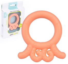 GILIGUMS Gryzak Silikonowy Ośmiornica Ząbkowanie