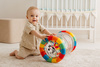 DUMEL Dmuchany roler do nauki raczkowania 44cm grzechoczące piłeczki